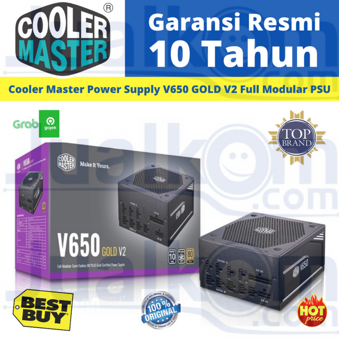 Cooler Master Power Supply V650 GOLD Full Modular V2 PSU