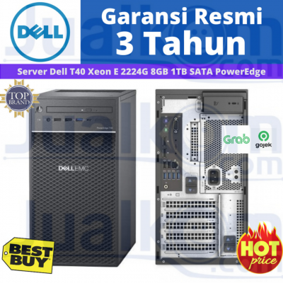 Server Dell T40 Xeon E 2224G 8GB 1TB SATA PowerEdge