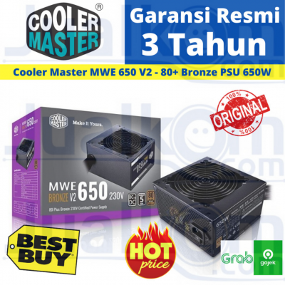 Cooler Master MWE 650 V2 80+ Bronze PSU 650W