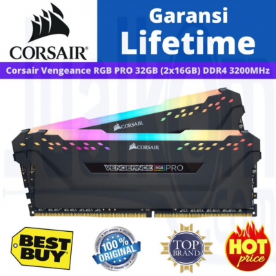 Corsair DDR4 32GB Vengeance RGB Pro 3200MHz CMW32GX4M2E3200C16