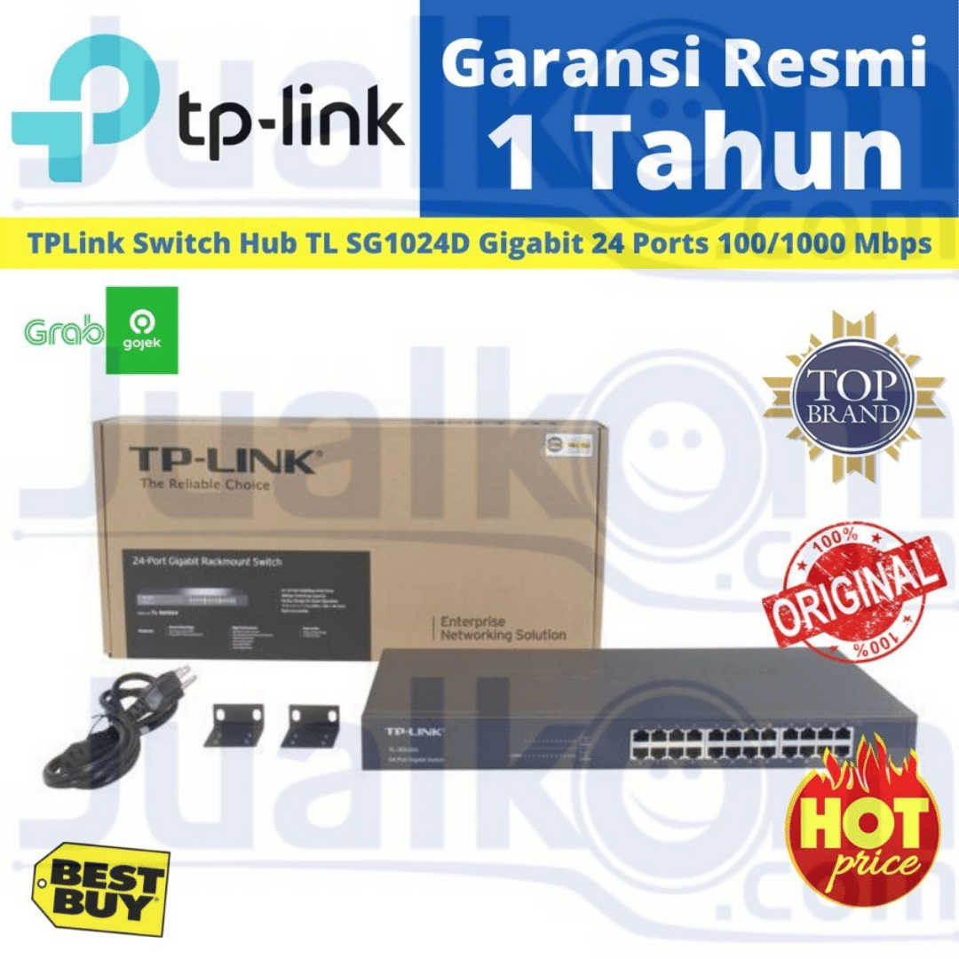 TPLink Switch Hub TL SG1024D Gigabit 24 port 100/1000Mbps