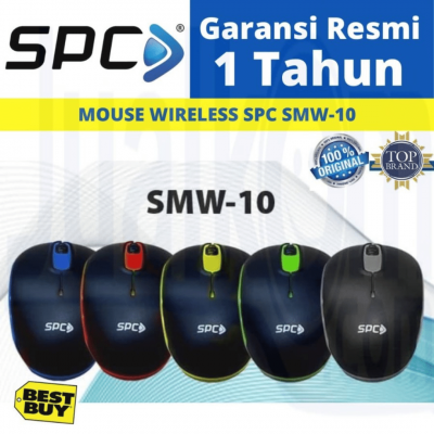 Mouse Wireless SPC SMW-10 Silent Resmi Original