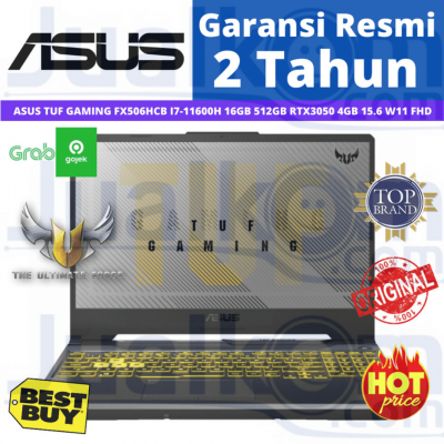 ASUS TUF GAMING FX506HCB I7-11600H 16GB 512GB RTX3050 4GB 15.6 W
