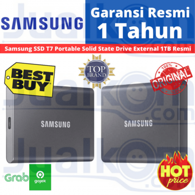 Samsung SSD T7 Portable Solid State Drive External 1TB Resmi