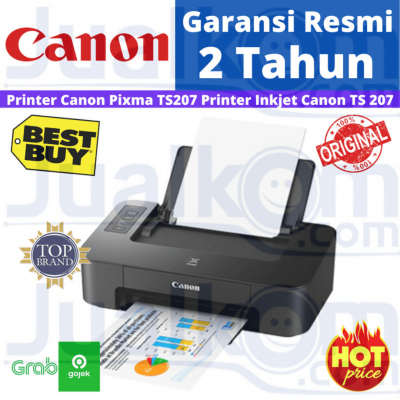 Printer Canon TS207 Canon Pixma TS 207 Resmi
