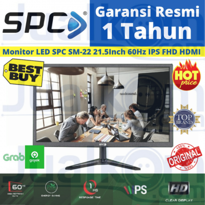 LED Monitor SPC SM 22 21.5 Inch 60Hz IPS FHD HDMI LED SPC Office