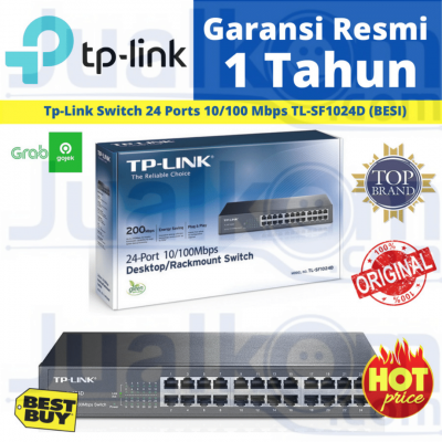 Tp-Link Switch 24 Ports 10/100 Mbps TL-SF1024D (BESI)