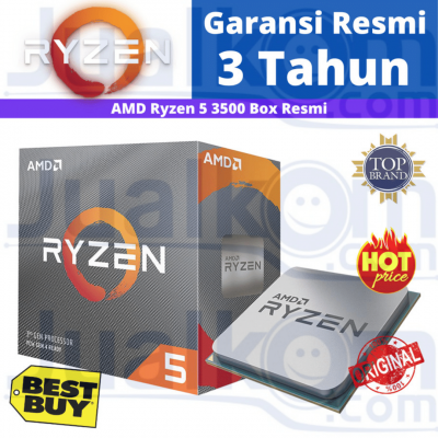 AMD Ryzen 5 3500 Box 3.6Ghz Up To 4.1Ghz Cache 16MB 65W AM4 Resm