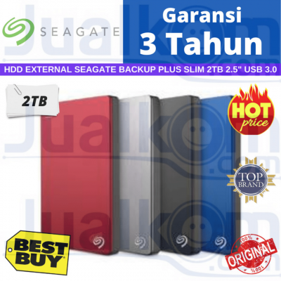 Seagate Backup Plus Slim 2TB Harddisk External 2.5 USB 3.0