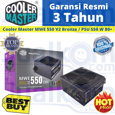 Cooler Master MWE 550 V2 Bronze  PSU 550 W 80+