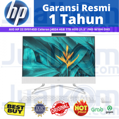 PC HP All in One 22 Celeron J4025 4GB 1TB DVDRW 21.5" FHD Window