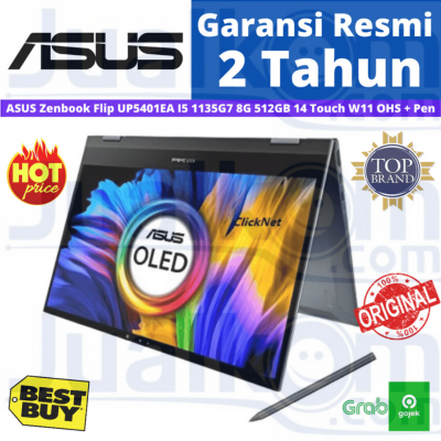 ASUS Zenbook Flip UP5401EA I5 1135G7 8G 512GB 14 Touch W11 OHS +