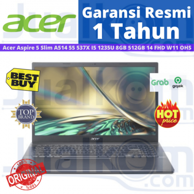 Acer Aspire 5 Slim A514 55 537X I5 1235U 8GB 512GB 14 FHD W11 OH